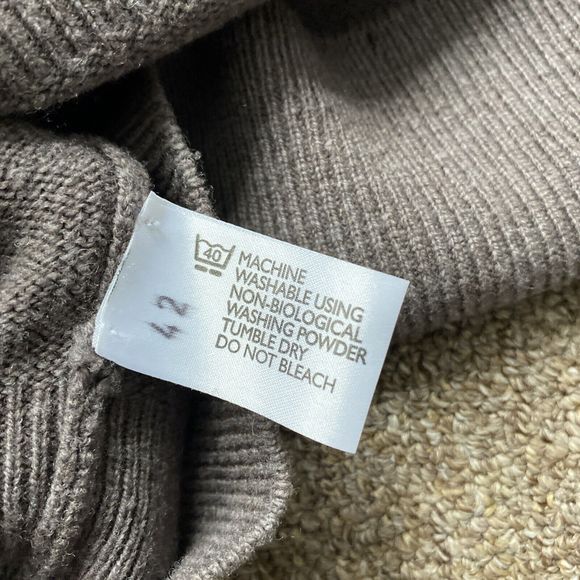 Peter Scott Sweater Mens Brown New Wool Scotland Casual Preppy 42 - Picture 8 of 11